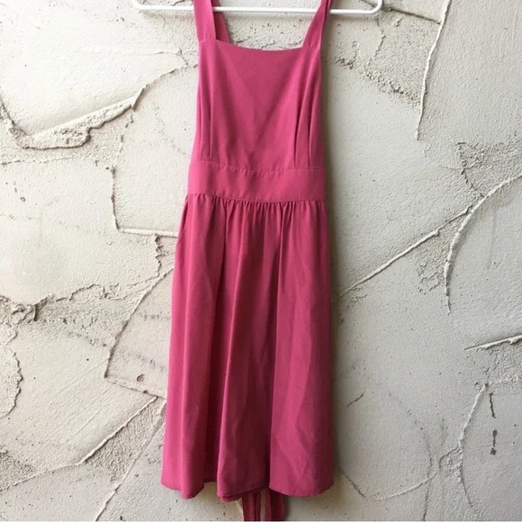 Stone Cold Fox Huntly Silk Dress in Berry - Picture 4 of 9